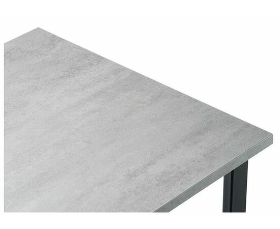 Стол JACK 138-180*85 Бетон Портленд/черный, изображение 3 | Интернет магазин мебели и декора LifeDekor
