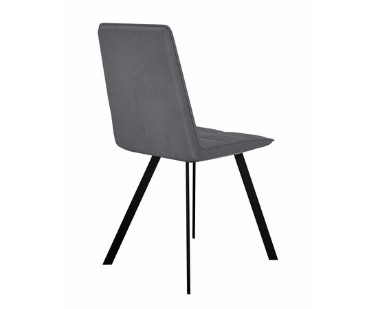 Стул DikLine 280 B28 ANTRACITE, ножки черные, изображение 3 | Интернет магазин мебели и декора LifeDekor