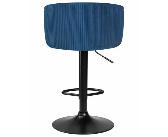 Стул барный DOBRIN DARCY BLACK, синий велюр (1922-20), Вариант: синий велюр (1922-20), изображение 5 | Интернет магазин мебели и декора LifeDekor