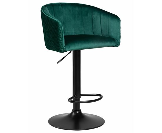 Стул барный DOBRIN DARCY BLACK, зеленый велюр (1922-9), Вариант: зеленый велюр (1922-9) | Интернет магазин мебели и декора LifeDekor