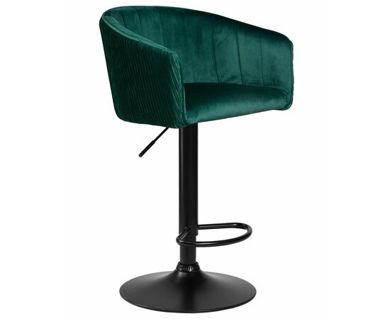 Стул барный DOBRIN DARCY BLACK, зеленый велюр (1922-9), Вариант: зеленый велюр (1922-9), изображение 2 | Интернет магазин мебели и декора LifeDekor