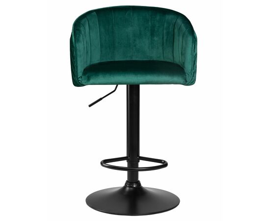 Стул барный DOBRIN DARCY BLACK, зеленый велюр (1922-9), Вариант: зеленый велюр (1922-9), изображение 6 | Интернет магазин мебели и декора LifeDekor
