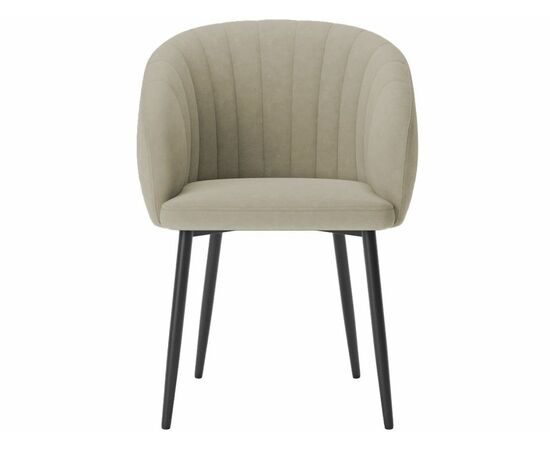 Комплект стульев «Верона» 2шт, Бренди 28, каркас черный, изображение 4 | Интернет магазин мебели и декора LifeDekor