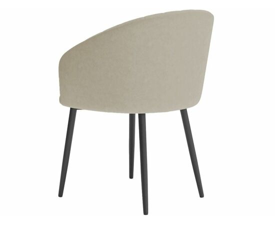 Комплект стульев «Верона» 2шт, Бренди 28, каркас черный, изображение 5 | Интернет магазин мебели и декора LifeDekor