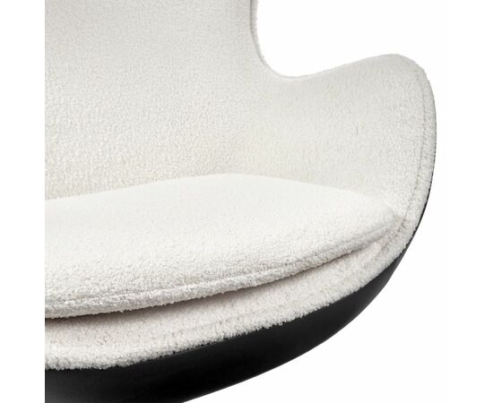 Кресло EGG STYLE CHAIR черный, экокожа, изображение 6 | Интернет магазин мебели и декора LifeDekor
