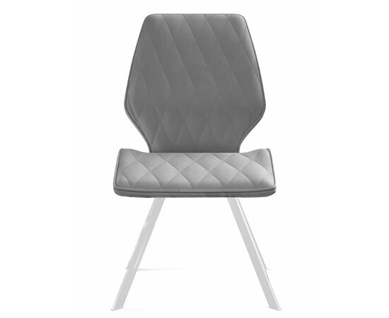 Стул DikLine 242M B22 GREY/ ножки белые, изображение 2 | Интернет магазин мебели и декора LifeDekor