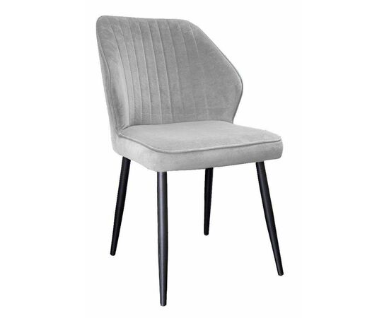 Стул DikLine 222М B22 GREY, ножки черные | Интернет магазин мебели и декора LifeDekor