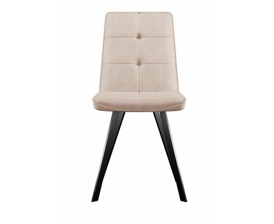 Стул DikLine 280 B03 BEIGE, ножки черные, изображение 2 | Интернет магазин мебели и декора LifeDekor
