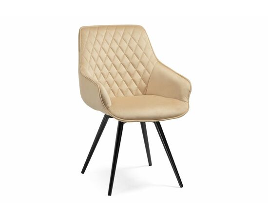 Стул Эгел бежевый / черный глянец | Интернет магазин мебели и декора LifeDekor