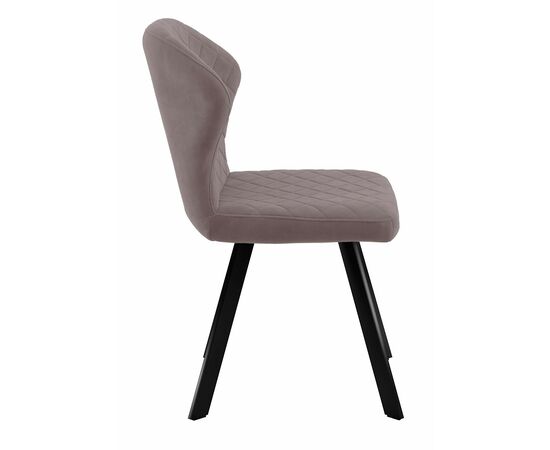 Стул DikLine 339 поворотный B5 LATTE, ножки черные, изображение 2 | Интернет магазин мебели и декора LifeDekor