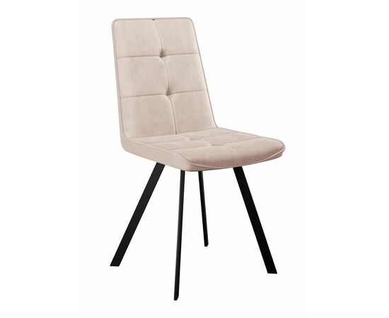 Стул DikLine 280 B03 BEIGE, ножки черные | Интернет магазин мебели и декора LifeDekor