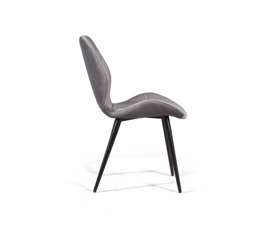 Стул Crystal, бархат светло-серый 26, изображение 7 | Интернет магазин мебели и декора LifeDekor