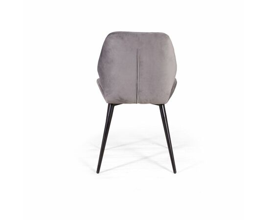 Стул Crystal, бархат светло-серый 26, изображение 5 | Интернет магазин мебели и декора LifeDekor