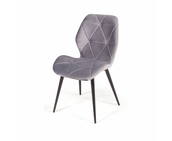 Стул Crystal, бархат светло-серый 26, изображение 6 | Интернет магазин мебели и декора LifeDekor