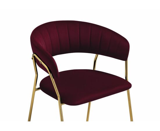 Стул Kamelia 1 wine red / gold, изображение 5 | Интернет магазин мебели и декора LifeDekor