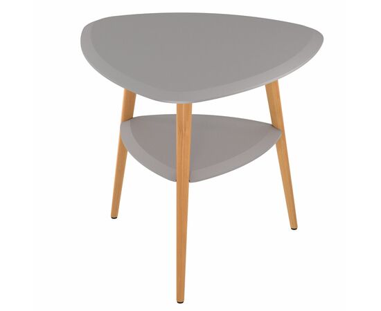 Стол журнальный Дублин графит/бук | Интернет магазин мебели и декора LifeDekor