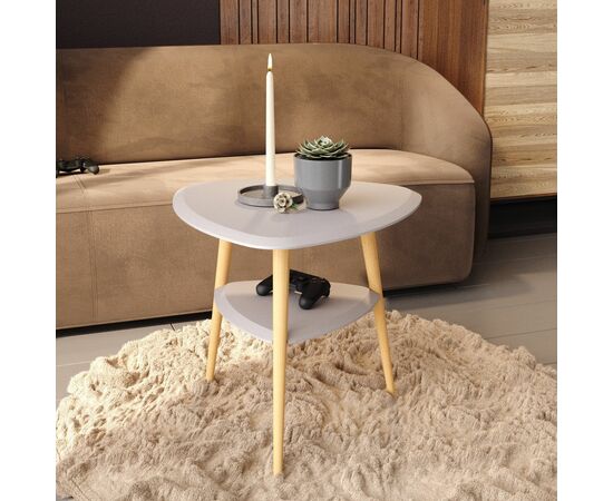 Стол журнальный Дублин графит/бук, изображение 6 | Интернет магазин мебели и декора LifeDekor