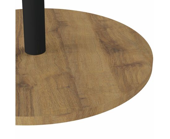 Стол журнальный Кат дуб вотан/черный, изображение 4 | Интернет магазин мебели и декора LifeDekor