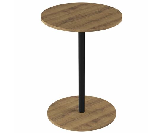 Стол журнальный Кат дуб вотан/черный | Интернет магазин мебели и декора LifeDekor