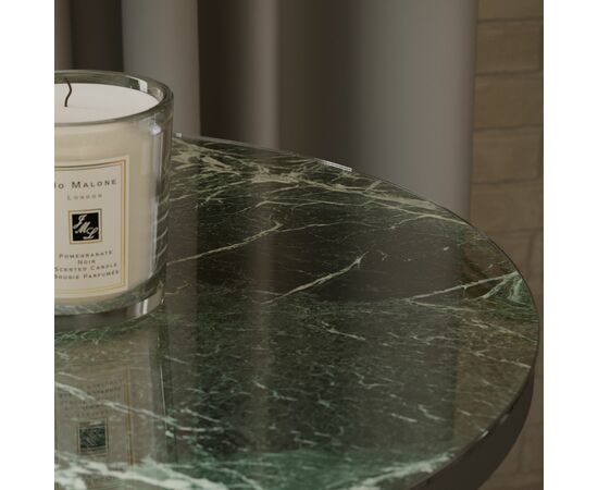 Стол придиванный Остин УФ зеленый мрамор/черный, изображение 6 | Интернет магазин мебели и декора LifeDekor