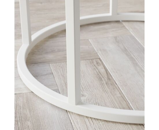 Стол придиванный Остин дуб янтарный/белый, изображение 7 | Интернет магазин мебели и декора LifeDekor