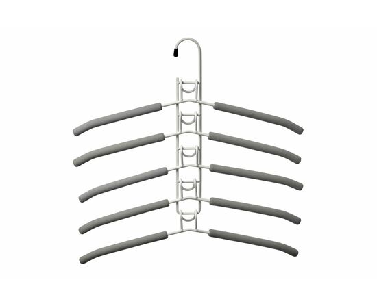 Вешалка-трансформер для одежды Гинго 5 в 1 серая | Интернет магазин мебели и декора LifeDekor