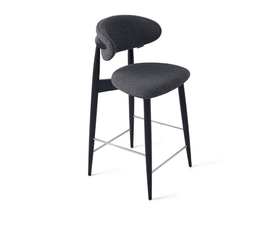 Стул Glory полубарный графит, опора бук черный | Интернет магазин мебели и декора LifeDekor