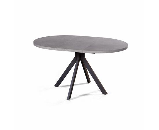 Стол круглый Corfu раздвижной  (100+40) камень темный, изображение 10 | Интернет магазин мебели и декора LifeDekor