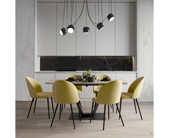 Стол Forward раздвижной (120+40) цемент светлый, изображение 5 | Интернет магазин мебели и декора LifeDekor