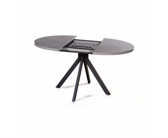 Стол круглый Corfu раздвижной  (100+40) камень темный, изображение 4 | Интернет магазин мебели и декора LifeDekor