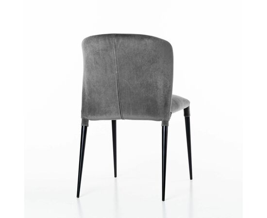 Стул Albert (Альберт), бархат серый 27, изображение 7 | Интернет магазин мебели и декора LifeDekor