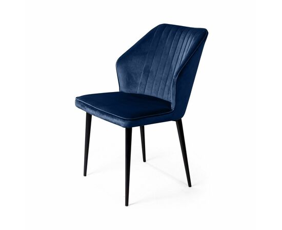 Стул Berg, бархат синий 29, изображение 7 | Интернет магазин мебели и декора LifeDekor
