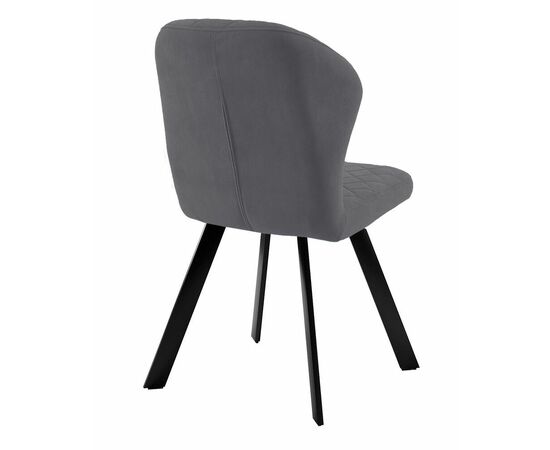 Стул DikLine 339 поворотный B28 ANTRACITE, ножки черные, изображение 3 | Интернет магазин мебели и декора LifeDekor