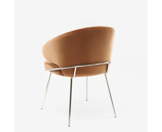 Дизайнерский стул Cosmos янтарный, основание хром, изображение 4 | Интернет магазин мебели и декора LifeDekor