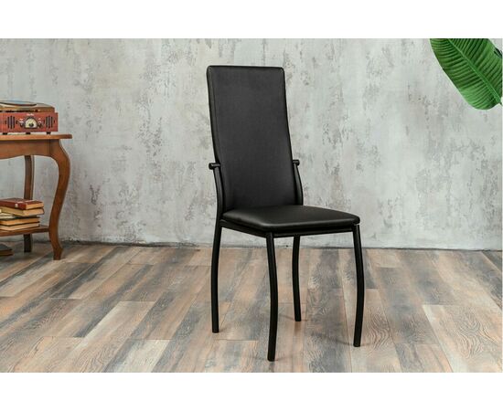 Кухонный стул SHADO Пекин черный на каркасе бриллиант | Интернет магазин мебели и декора LifeDekor