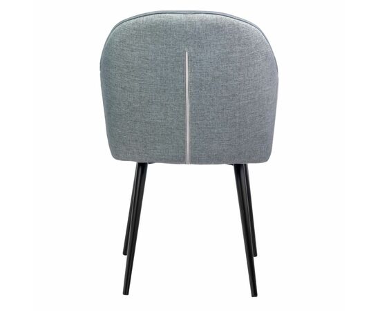 Стул Frida серо-синяя рогожка, изображение 4 | Интернет магазин мебели и декора LifeDekor