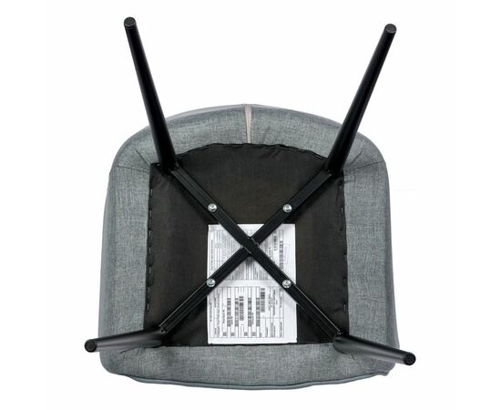 Стул Frida серо-синяя рогожка, изображение 8 | Интернет магазин мебели и декора LifeDekor