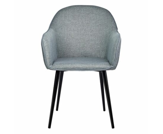 Стул Frida серо-синяя рогожка, изображение 2 | Интернет магазин мебели и декора LifeDekor