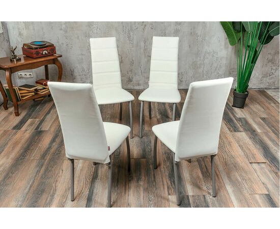 Кухонный стул SHADO Зевс бриллиант белый, изображение 5 | Интернет магазин мебели и декора LifeDekor