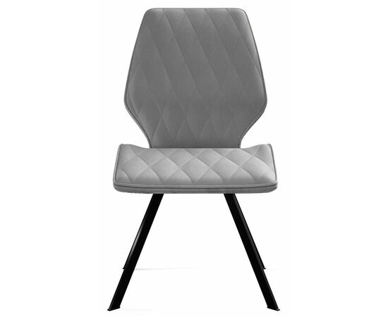 Стул DikLine 243 B22 GREY поворотный/ ножки черные, изображение 3 | Интернет магазин мебели и декора LifeDekor