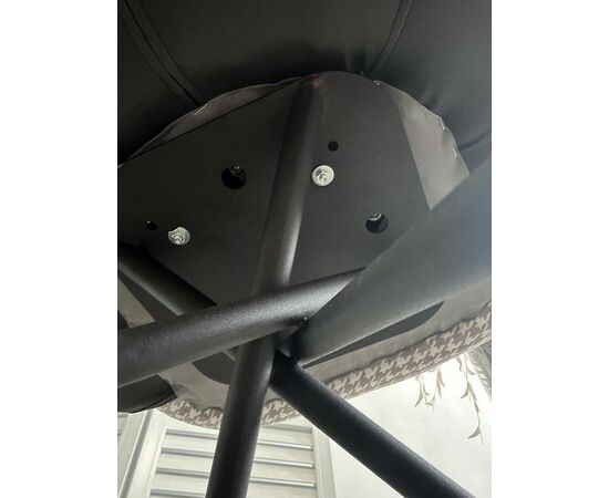 Стул ЛИЛУ ДАНС 180 град. поворотный, УЮТ ГРЕЙ КЛЫК / ORAKUL 998 Темно-серый / Черный каркас, M-City, изображение 4 | Интернет магазин мебели и декора LifeDekor