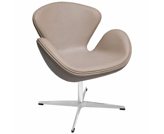 Кресло SWAN STYLE CHAIR латте, экокожа | Интернет магазин мебели и декора LifeDekor