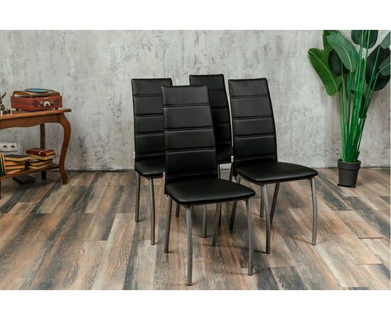 Кухонный стул SHADO Зевс бриллиант черный, изображение 2 | Интернет магазин мебели и декора LifeDekor