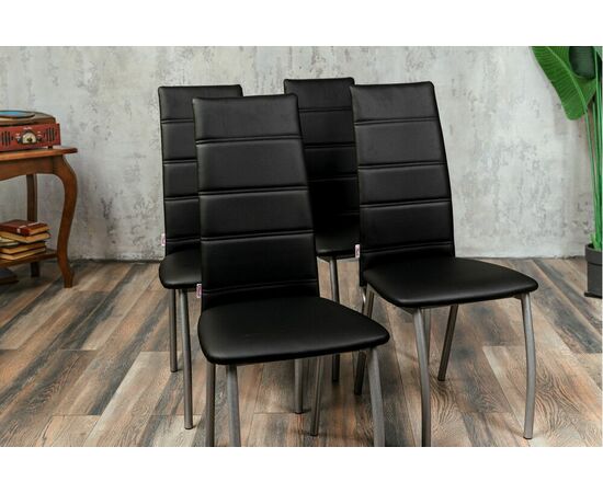 Кухонный стул SHADO Зевс бриллиант черный, изображение 3 | Интернет магазин мебели и декора LifeDekor