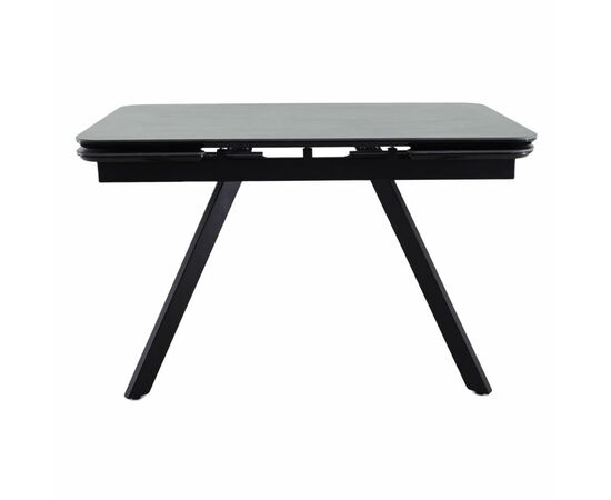 Стол Arthur раскладной 120-184x80x75см, керамогранит чёрный мрамор Greys Black, чёрный, изображение 2 | Интернет магазин мебели и декора LifeDekor