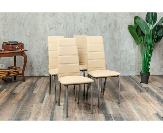 Кухонный стул SHADO Зевс бриллиант бежевый, изображение 2 | Интернет магазин мебели и декора LifeDekor