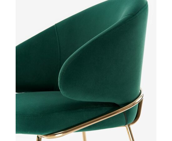 Дизайнерский стул Cosmos изумрудный, основание золото, изображение 5 | Интернет магазин мебели и декора LifeDekor