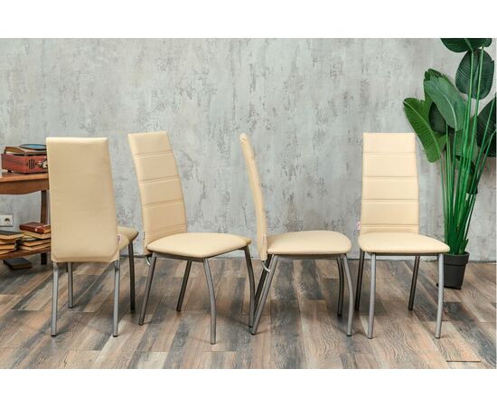 Кухонный стул SHADO Зевс бриллиант бежевый, изображение 4 | Интернет магазин мебели и декора LifeDekor