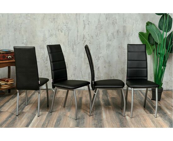 Кухонный стул SHADO Зевс бриллиант черный, изображение 4 | Интернет магазин мебели и декора LifeDekor