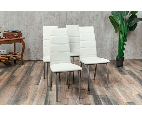 Кухонный стул SHADO Зевс бриллиант белый, изображение 2 | Интернет магазин мебели и декора LifeDekor